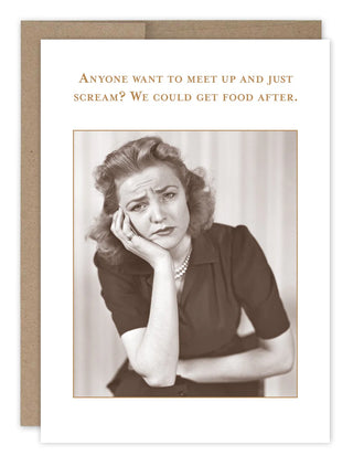 Scream What A Hoot Card