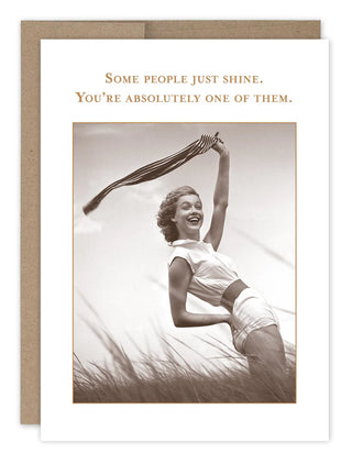 Some People Just Shine Congratulations Card