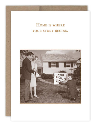Where Your Story Begins New Friend Card