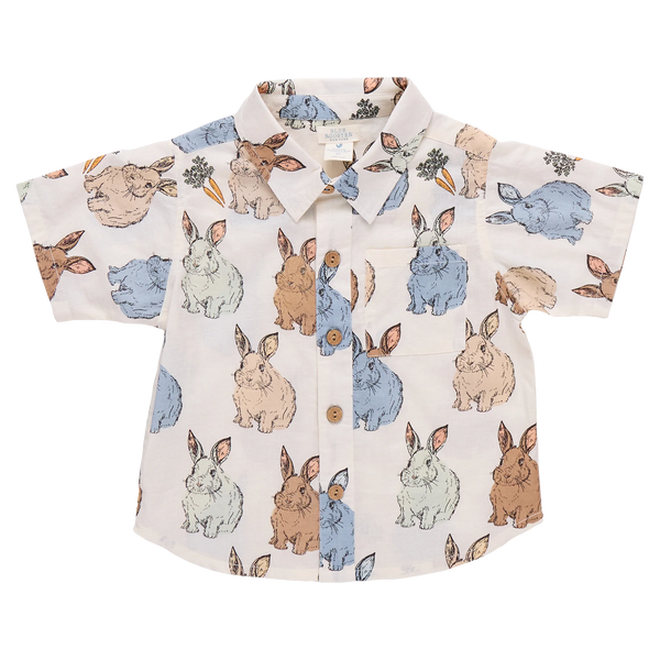 Blue Vintage Bunnies Jack Shirt