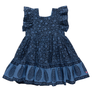 Elsie Dress in Stellar Blue Floral