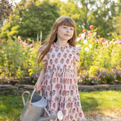 Multi Flower Drop Jennifer Dress