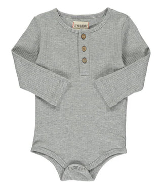 Aynor Rib Onesie in Grey