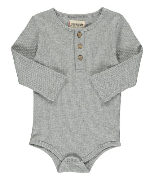 Aynor Rib Onesie in Grey