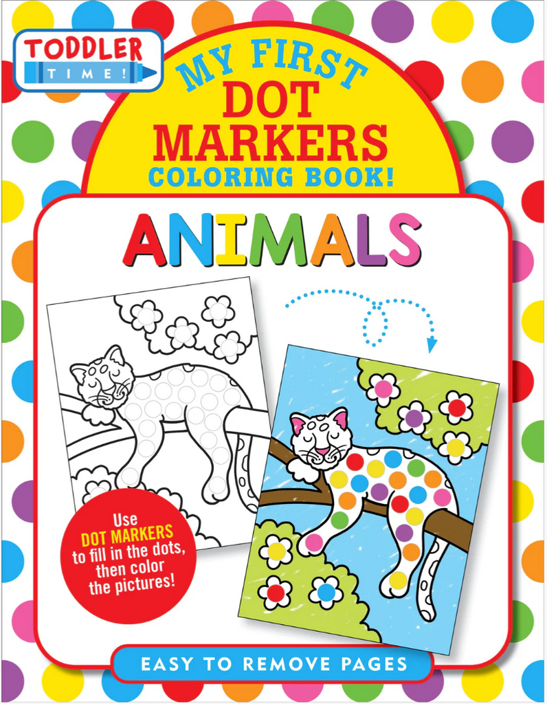 My First Dot Markers Coloring Book - Animals