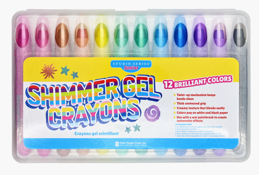 Studio Series Junior Shimmer Gel Crayons (set of 12)