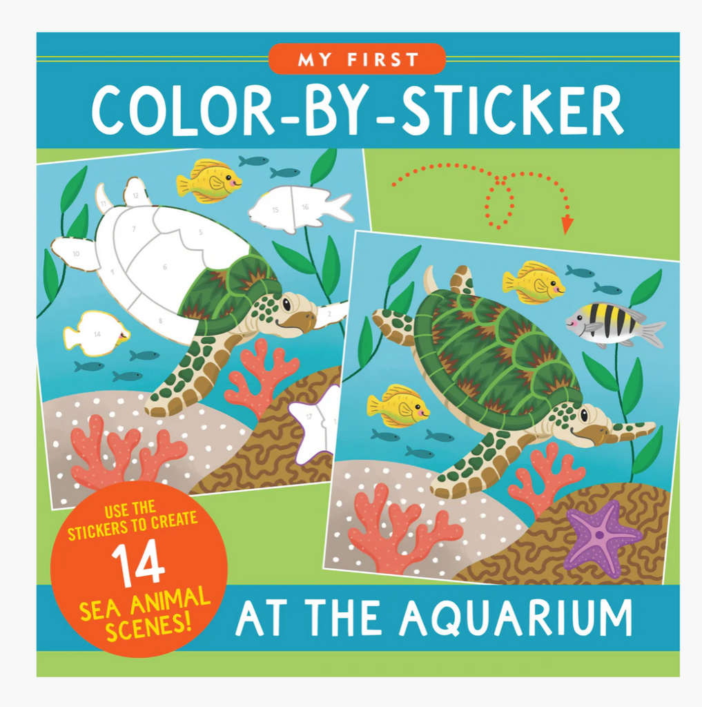 Color By Sticker - At The Aquarium
