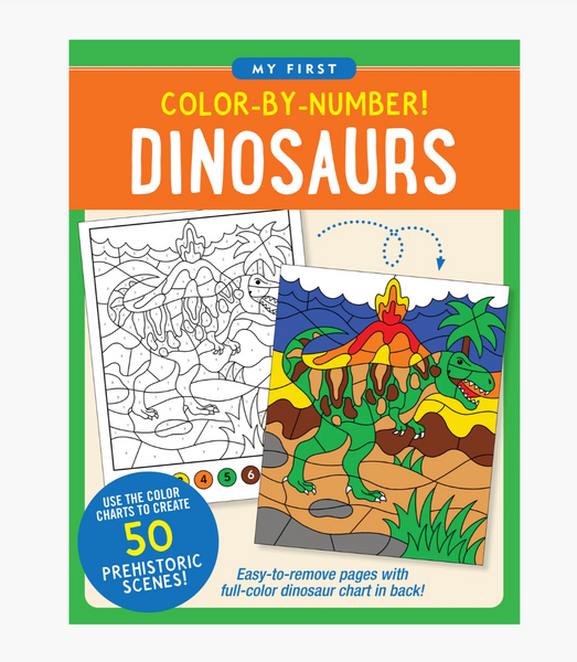 My First Color By Number - Dinosaurs