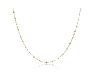 17" Choker Simplicity Chain Gold - Classic Gold 2mm