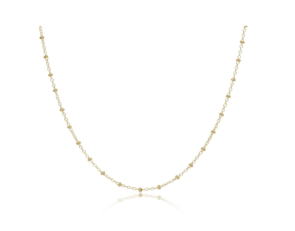 17" Choker Simplicity Chain Gold - Classic Gold 2mm