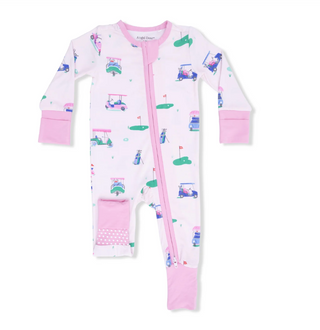 Golf Carts Pink Convertible Romper