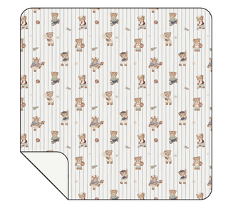 Mixed Sports Bears Swaddle Blanket