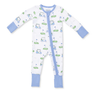 Golf Carts Blue Convertible Romper