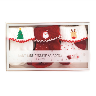 Girl Christmas Sock Box Set