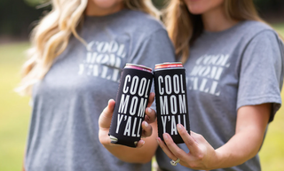 Cool Mom Y'all Slim Can Coozie