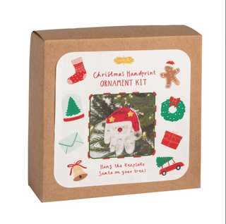 DIY Santa Handprint Ornament