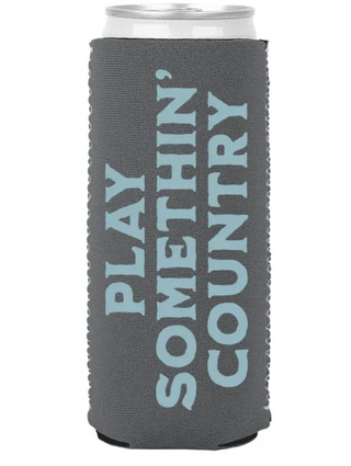 Play Somethin' Country Slim Can Coozie