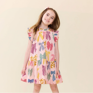 Harper Dress - Patterned Bows
