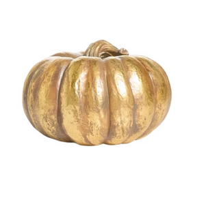 9.25" Gold Pumpkin (Assorted Styles)