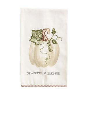Grateful Gingham Hem Towel