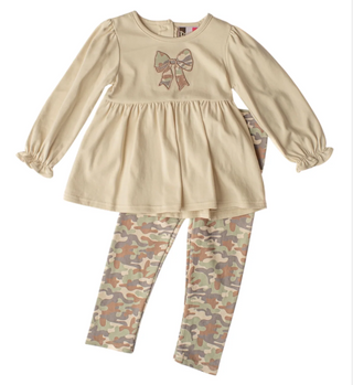 Camo Bow Legging Set
