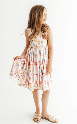 What's the Scoop Tank Twirl Dress
