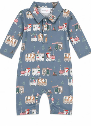 North Pole Express Polo One-Piece