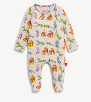 Leopard Queen Ruffle Footie