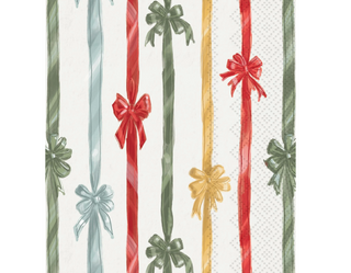 Frosty Bows Guest Napkin