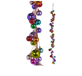 4' Multicolor Ball Garland