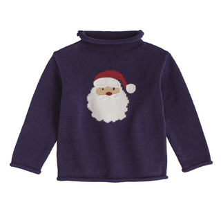 Navy Santa Rollneck