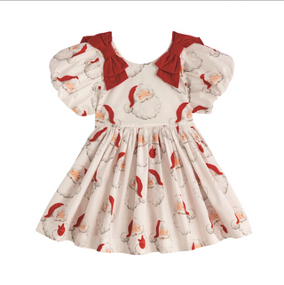 Toddler Santa Bow Dress