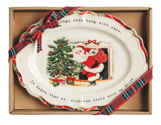 Fireplace Sentiment Plate