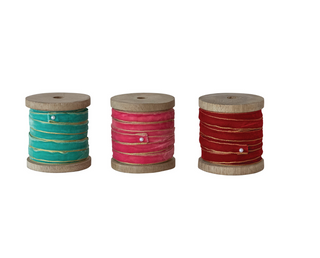 10 Yard 1/4"W Velvet Ribbon (Assorted Colors)