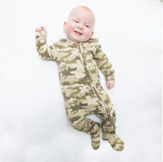 Camo 2 Way Zipper Footie