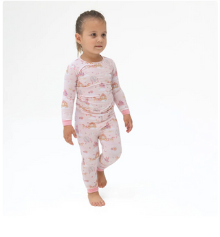 Princess Unicorns and Castle Long Sleeve Loungewear Set