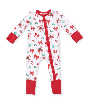 Bows & Candy Canes - Convertible Romper