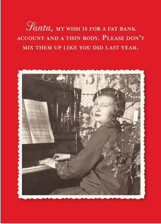 Fat Bank Account Holiday Card
