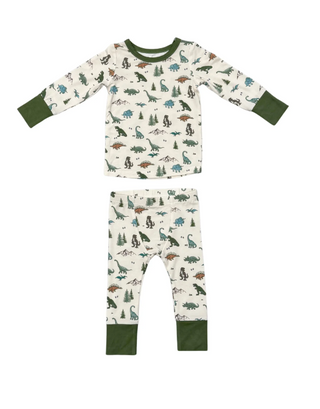 Boys Long Sleeve Lounge Set - Dino Land