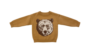 Knit Sweater - Pixelated Bear