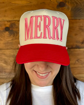 Merry Puff Embroidered Hat