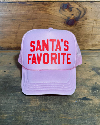 Santa's Favorite Trucker Hat