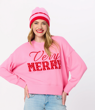 Very Merry Pearls Relaxed Sweatshirt