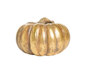 9.25" Gold Pumpkin (Assorted Styles)
