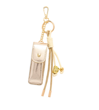 Lipstick Case Bag Charm/Key Ring (Assorted Colors)