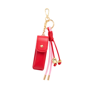 Lipstick Case Bag Charm/Key Ring (Assorted Colors)