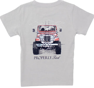 Rod Runner in Ice Grey Graphic Tee