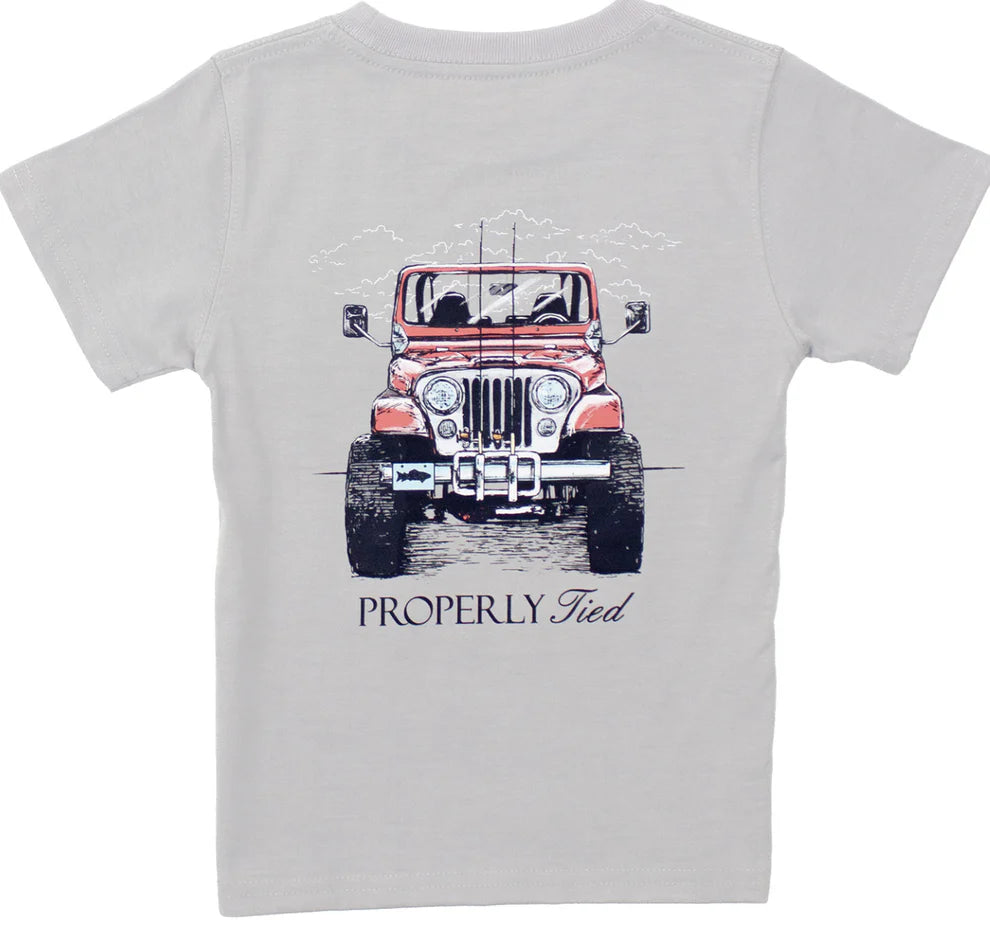 Rod Runner in Ice Grey Graphic Tee