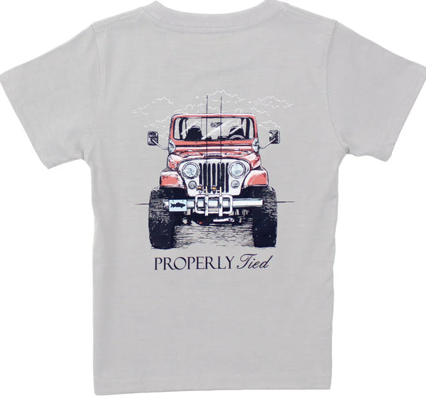 Rod Runner in Ice Grey Graphic Tee