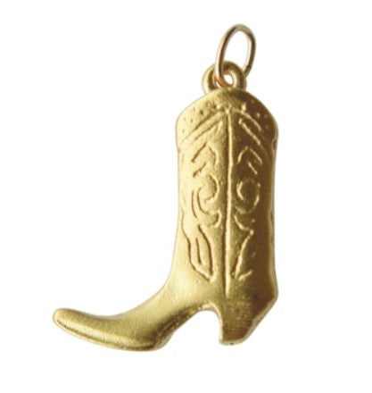 Gold Boot Charm